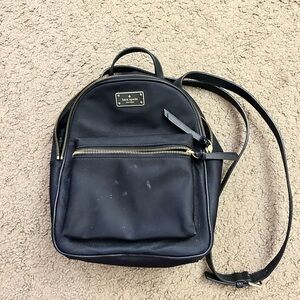 kate spade mini backpack black